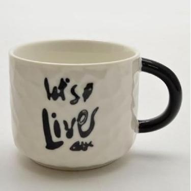 Imagem de Xícara Lets Live 220ml Coffee With Cat