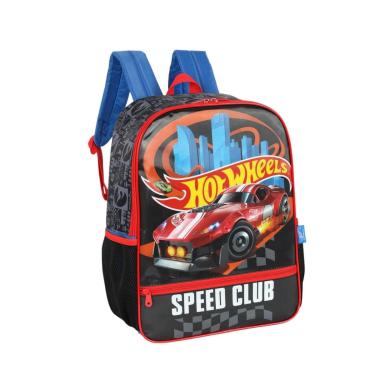 Imagem de Mochila E Estojo Hot Wheels Original Escolar - Luxcel-Unissex