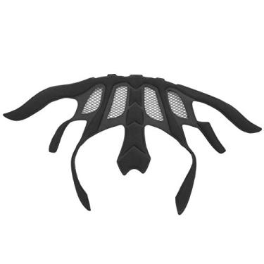 Imagem de Aoresac 2 Conjuntos de Almofadas para Capacete de Bicicleta Kit Forro Espuma para Capacete Motocicleta Com Rede Anti-insetos, Feito Materiais Alta Qualidade, Resistente e