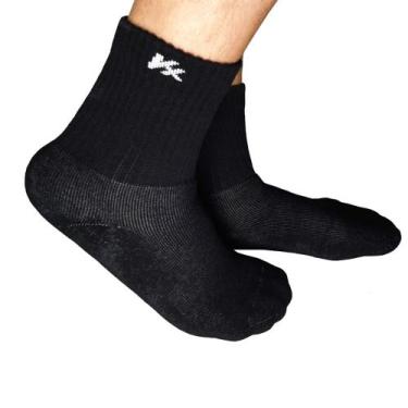 Imagem de Meia Kanxa Soquete Cano Alto Atoalhada 39-44, 39-43, Preto