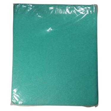 Imagem de Capa De Colchão Solteiro 88x188x25cm em Algodão com Ziper Lateral Fácil Colocar Linha Luxo Fio 30/1 (Verde, Solteiro)