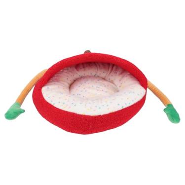 Imagem de GLOGLOW Cama de Gato Caverna Cama de Gato Com Capuz de Pelúcia Com Fundo Antiderrapante, Caverna de lã Fofa e Aconchegante Anti-ansiedade para Gatinhos Cães Pequenos Grosso Redondo Esconderijo para