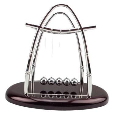 Imagem de Pêndulo De Newton Com Estrutura Polímero Oval E Nylon - GS