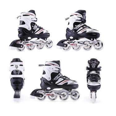 Imagem de Patins Inline Roller Semi Profissional Base Alumínio Abec 7-Unissex