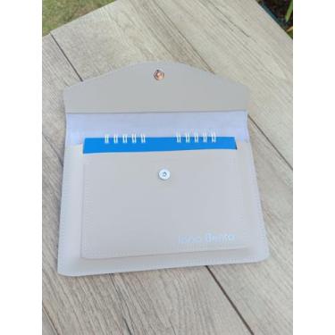 Imagem de Capa para caderneta de vacinação e documentos (modelo tradicional com bolso) Personalizada