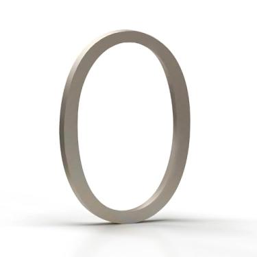 Imagem de Mega Handles Números de casa para o exterior - Números de casa montados na parede fáceis de instalar para exterior - Números de metal resistentes para endereço em casa, ferragens de montagem incluídas