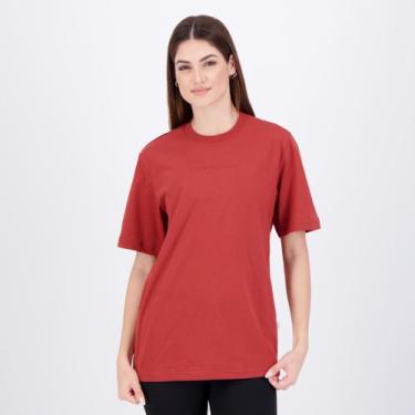 Imagem de Camiseta Fila Comfort Biella Basic Feminina Vermelha, P