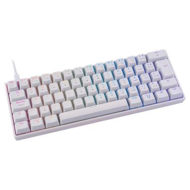 Imagem de Teclado Mecânico Gamer Husky Blizzard, 60%, RGB, Switch Gateron Brown, ABNT2, Branco - HTG001BRMA-Unissex