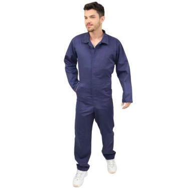 Imagem de Macacão em Brim Manga Longa - DEMORGAN, Marinho, GG