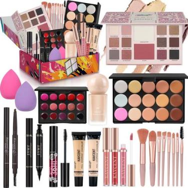 Imagem de Kit de Maquiagem KAVCENT Completo para Adolescentes e Mulheres