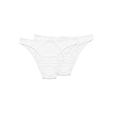 Imagem de Kit com 2 Calcinhas Biquíni Hope 35840 - Genérico, Branco, P