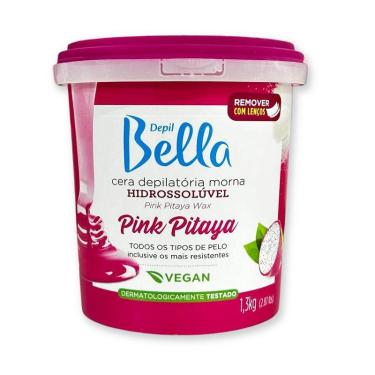 Imagem de Cera Depilatória Hidrossolúvel Pink Pitaya Depil Bella 1300G