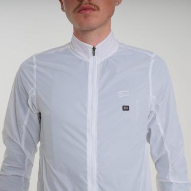 Imagem de Jaqueta Corta Vento de Ciclismo Masculina Márcio May Pro Branca-Masculino