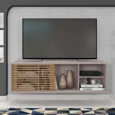 Imagem de Rack Bancada Para TV 55 Polegadas Multiverso Cinza Caemmun