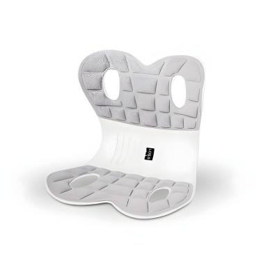 Imagem de Almofada De Apoio Lombar Cadeira Correção De Coluna M - Cinz