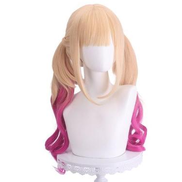 Imagem de Peruca Cosplay Kitagawas Marins Cabelo Sintético 70cm - yiweisai