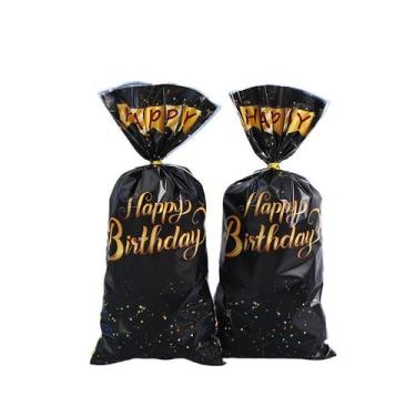 Imagem de Sacola de presente, feliz aniversário, embalagem de doces, pacote com 