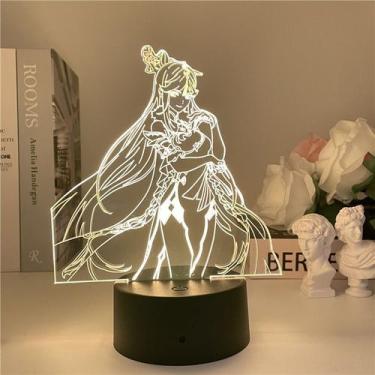 Imagem de Luz noturna LED Plants vs Zombies Ningguangs com mudança de cor 3D - y