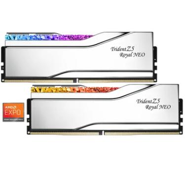 Imagem de Memória DDR5 EXPO AMD 32GB 6000mhz CL26 G.Skill Trident Z5 Royal Neo RGB (2x16gb) F5-6000J2636G16GX2-TR5NS