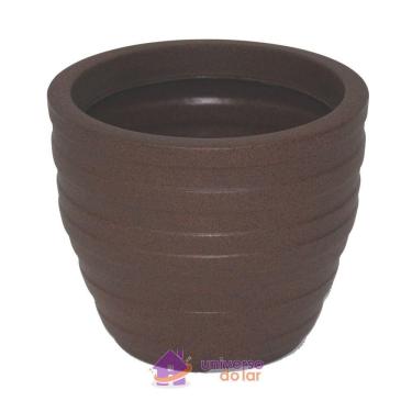 Imagem de Vaso Inca Tramontina Basic Em Polietileno Terracota 24 Cm Tramontina