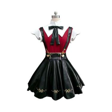 Imagem de Fantasia De Cosplay De Anime JK Para Tamanhos Grandes, Com Peruca E Sa