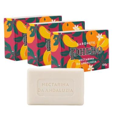 Imagem de Kit 3 Sabonete Phebo Granado Nectarina da Andaluzia Glicerina Vegetal 
