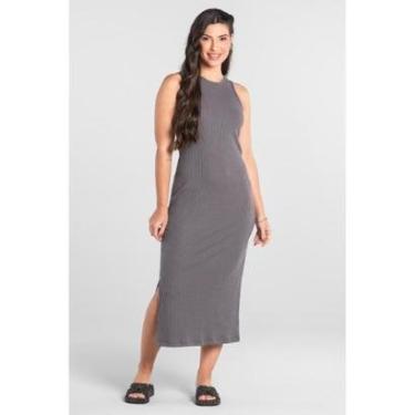 Imagem de Vestido Adulto em Ribana Canelada Just Basic-Feminino