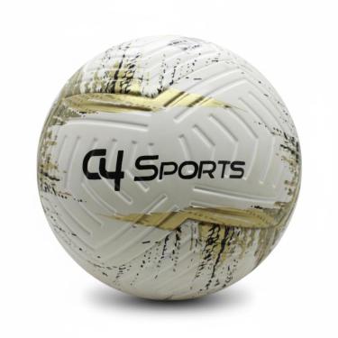 Imagem de Bola De Futebol C4 Sports Tamanho Oficial Alta Qualidade e Resistência Desempenho e Durabilidade-Masculino