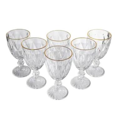 Imagem de Conjunto de Tacas 325ml 6 Pecas Diamond Mark Blank