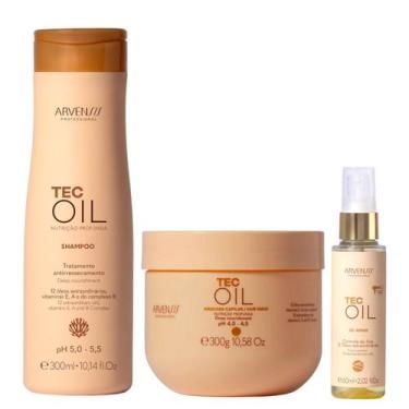 Imagem de Kit Arvensis Cosméticos Naturais Tec Oil -Shampoo 300ml + Máscara 300g