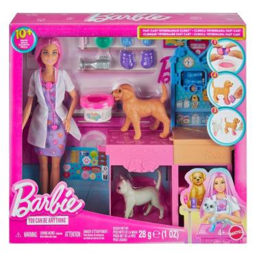 Imagem de Playset Com Boneca Barbie - Clínica Veterinária - Mattel