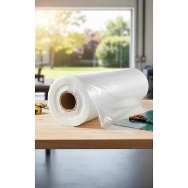 Imagem de Capa Plástica Bancos Carro Transparente Descartável Bobina 1 - Congrat