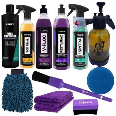 Imagem de Kit Lavagem Shampoo V-Floc Sintra Restaurax Tok Final Vonixx Snow, Úni