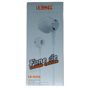Imagem de FONE COM FIO P2 LELONG LE0232 cor:branco, branco