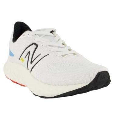 Imagem de Tenis New Balance Running Masculino Evoz V3, Branco, Preto, 41