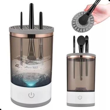 Imagem de Lavador de Pincel Maquiagem Automático Limpeza Profissional - ds