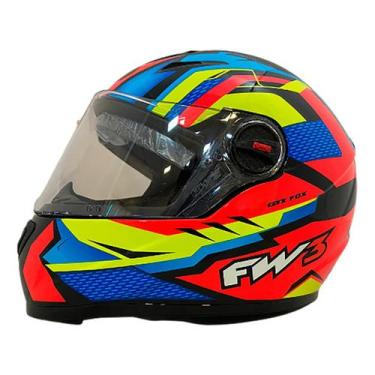 Imagem de Capacete fw3 gtx fox laranja 58 - Fw3 Capacetes
