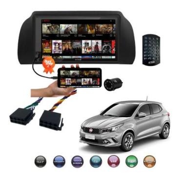 Imagem de Central Multimidia Fiat Cronos 18 19 20 Câmera + Brinde - HTECH