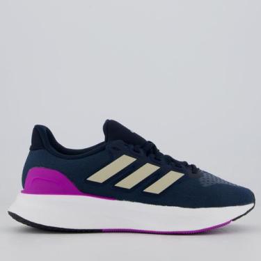 Imagem de Tenis Adidas Ultrarun 5 Feminino Azul e Roxo, 34