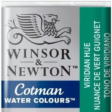 Imagem de Aquarela Winsor & Newton Cotman Pastilha 696 Viridian Hue
