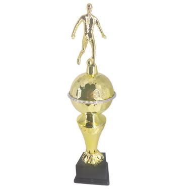 Imagem de Troféu de Futebol Vitória Vencedor 501353 para Premiação em Polímero Metalizado Dourado