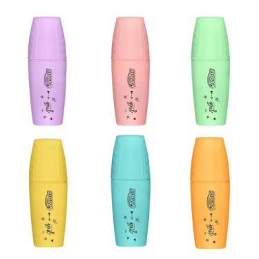 Imagem de Mini Marca Texto Pastel Soul - Cores Sortidas - Brw UNICA