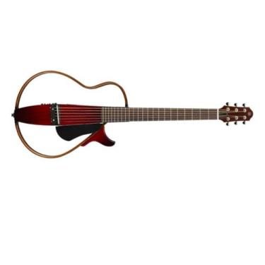 Imagem de Violao yamaha silent aço eletrico slg 200s crb crinson red burst
