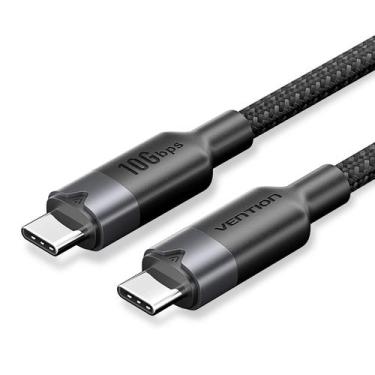 Imagem de Cabo Usb C 3.2 Gen 2 100w 4K 60Hz 1 Metro p/ SSD HD Monitor - Bbacomer