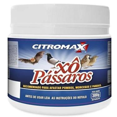 Imagem de Repelente Xô Pássaros Citromax Pombos Morcegos 300g