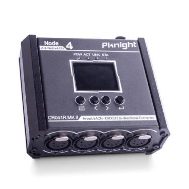 Imagem de Conversor Pknight CR041R MK II 4-Portas Art-Net sACN DMX512