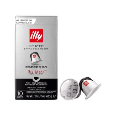 Imagem de Cápsula de Café Forte Illy 100% Arábica Caixa com 10 Cápsulas, 10 cáps