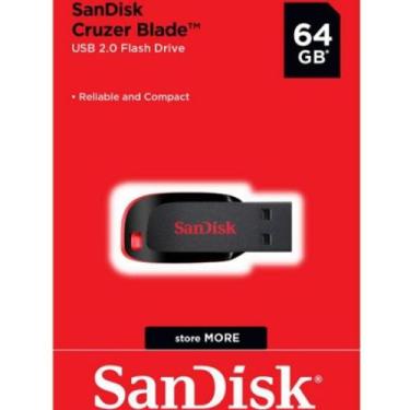Imagem de Pendrive Sandisk Cruzer Blade Z50 64GB