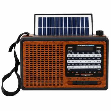 Imagem de Rádio Vintage Bluetooth AM FM SW Portátil - GBGSTORE
