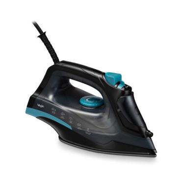 Imagem de Ferro A Vapor Power Pass 1200W Antiaderente Elgin 127v -, Preto, 110V